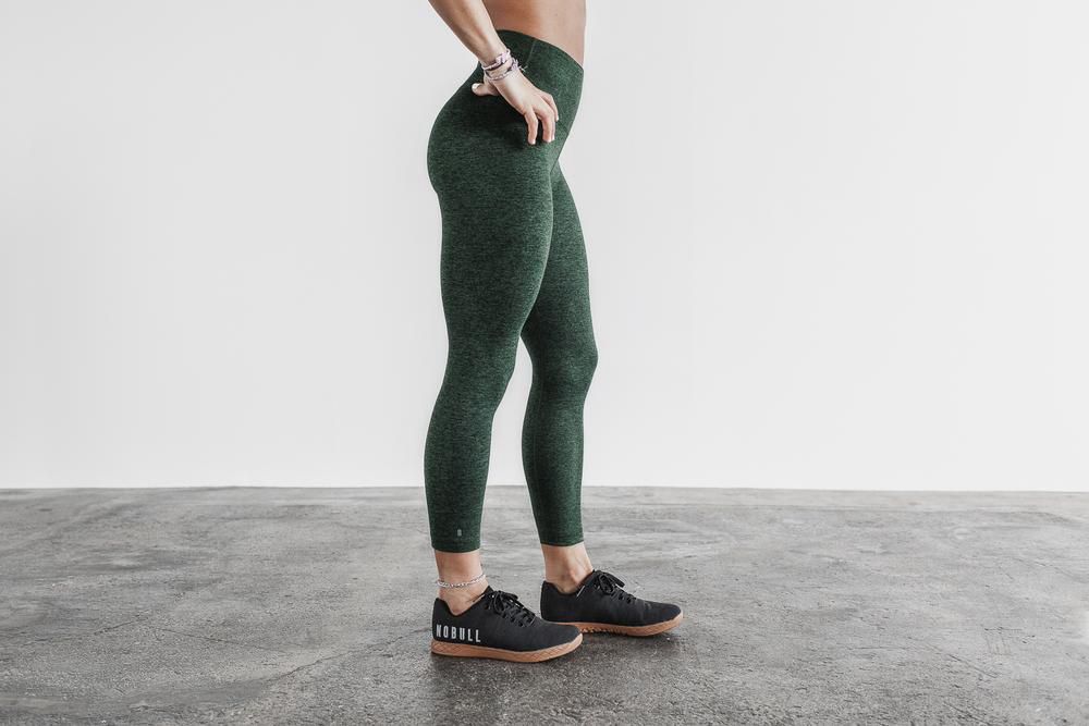 Leggings NOBULL Femme Vert - NOBULL High-Rise 7/8,France (5087-DFNRH)